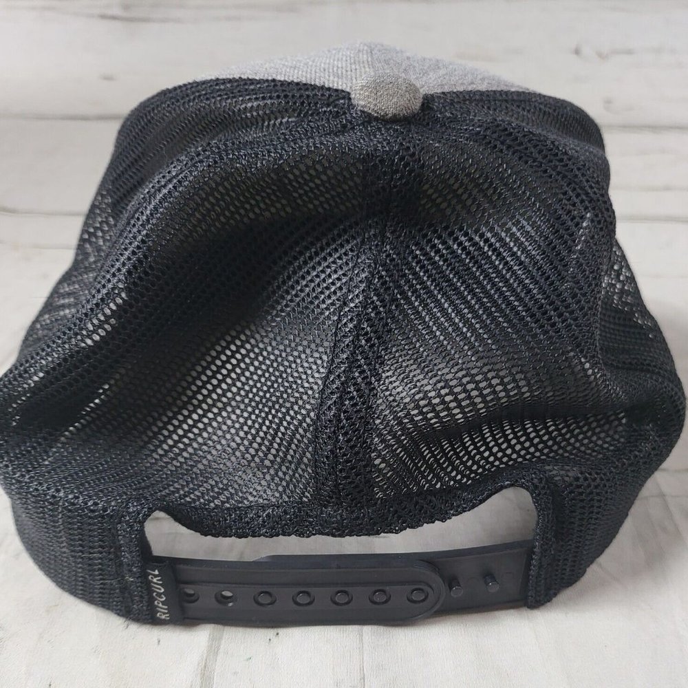 Rip Curl Grey Adjustable Mesh Snapback Baseball C… - image 4